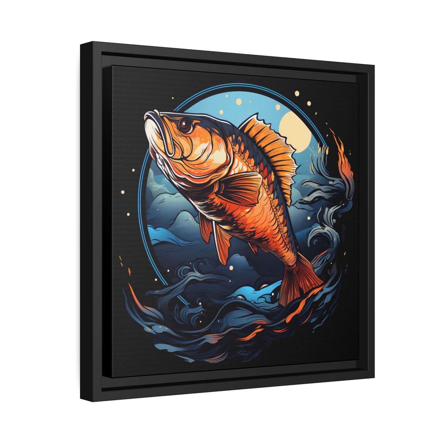 Bass - Matte Canvas - Black Frame