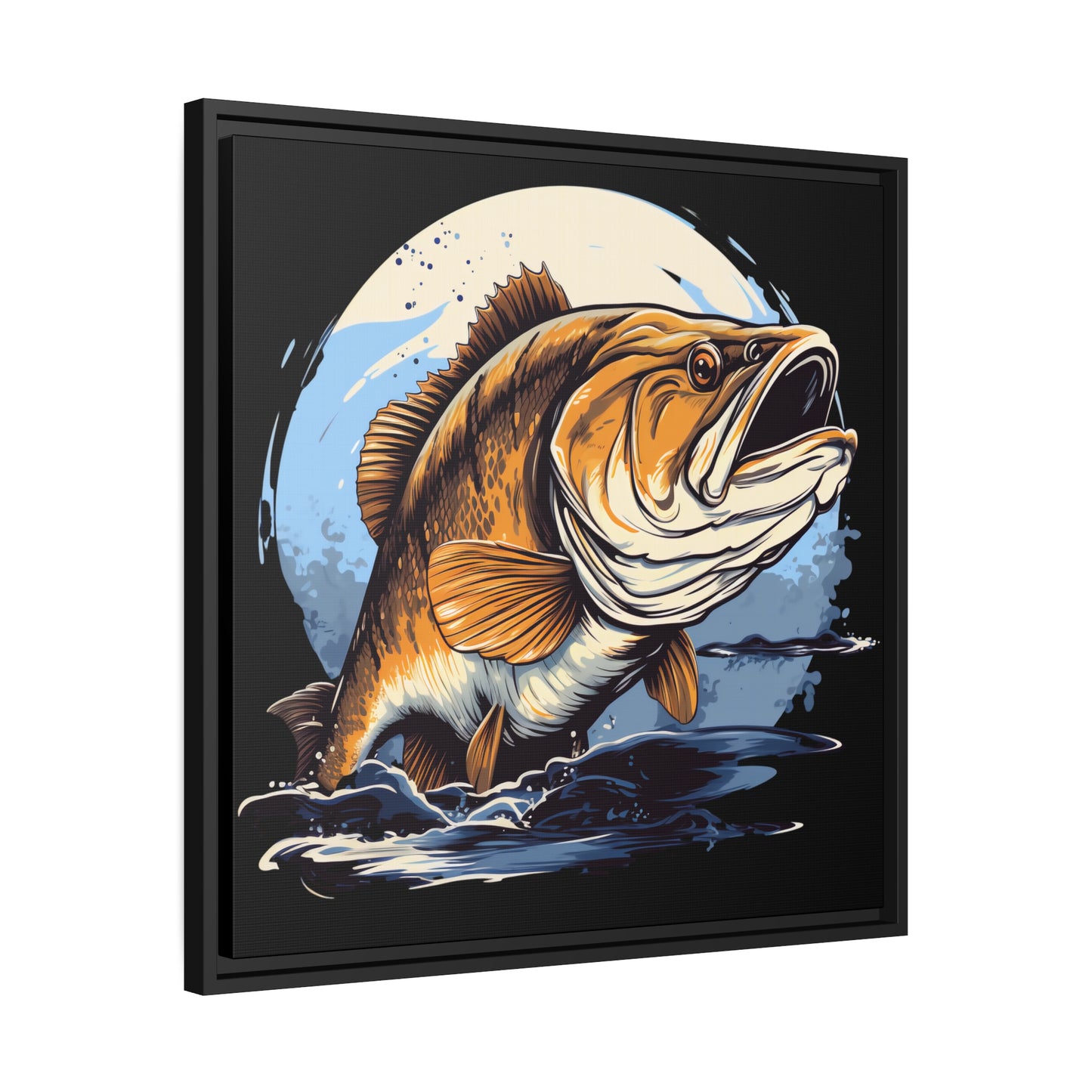 Bass - Matte Canvas - Black Frame