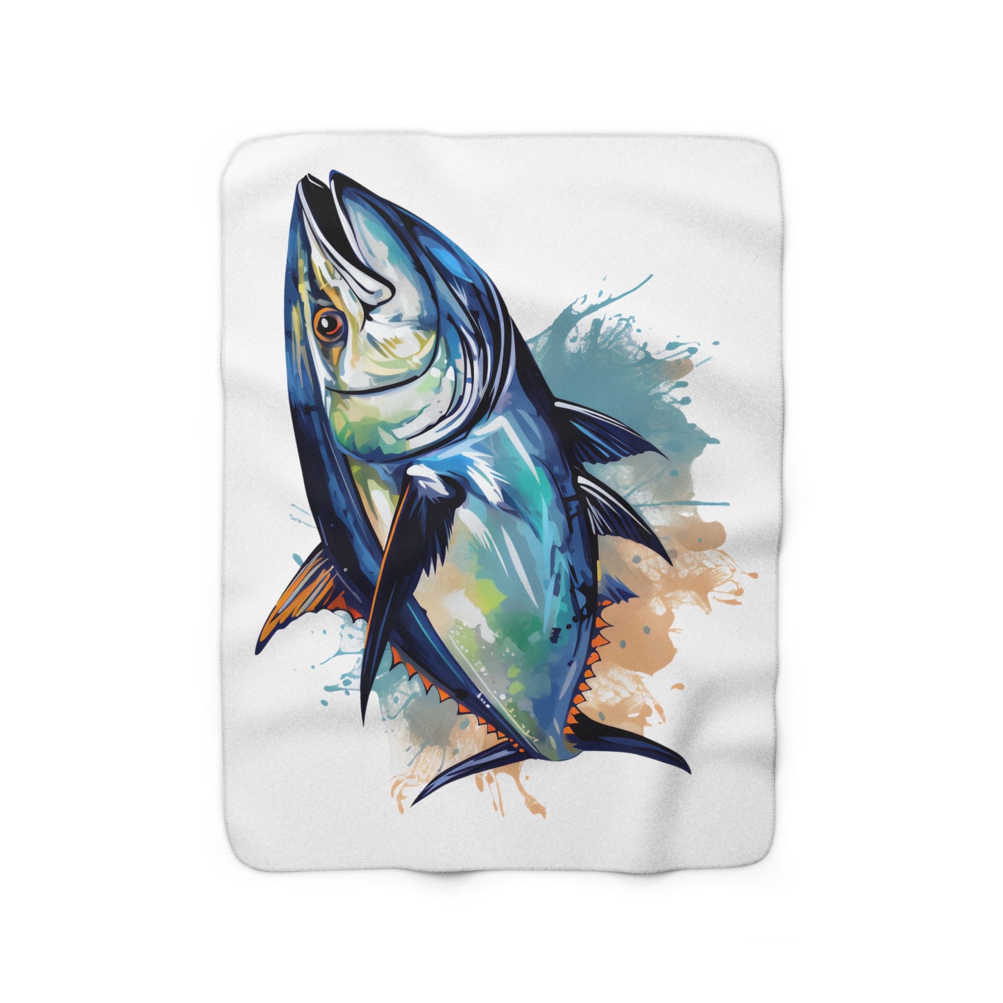 Bluefin Tuna - Sherpa Fleece Blanket